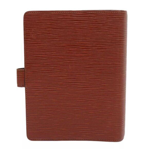 LOUIS VUITTON Epi Agenda MM Day Planner Cover Brown R20043 LV Auth 54212 - Picture 3 of 11